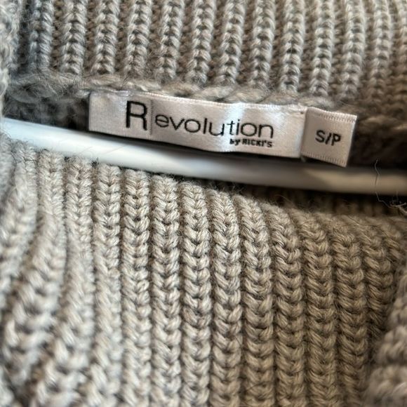 Ricki’s women’s sweater Alpaca blend soft Cowl neck knit sweater size Small grey - Picture 3 of 6